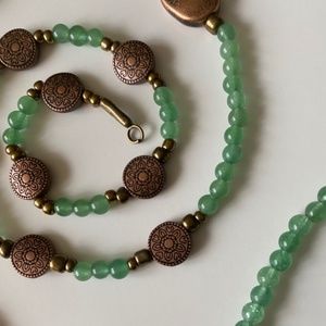 Crystal Treasure Waist Beads (Copper with Aventuri